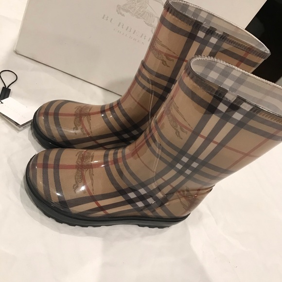 Burberry kids rain boots - Picture 2 of 5